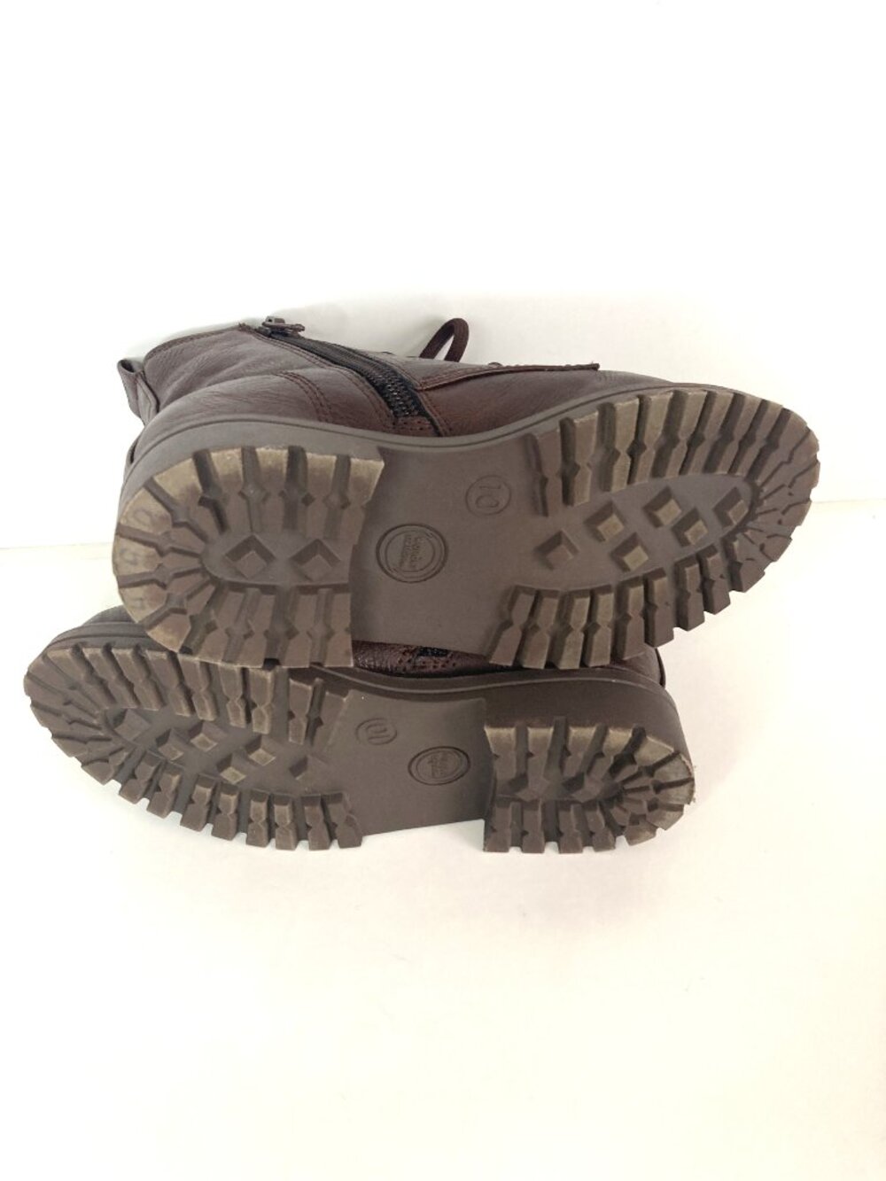 Wonder Nation Boys Brown High Top Boots/ Size 10 Toddler - Picture 7 of 9